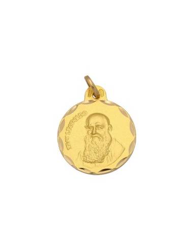 Medalla Fray Leopoldo En Oro 18k