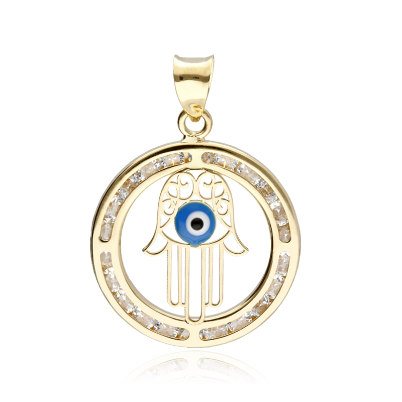 Mano de Fatima de oro 18 k