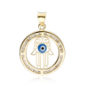 Mano de Fatima de oro 18 k