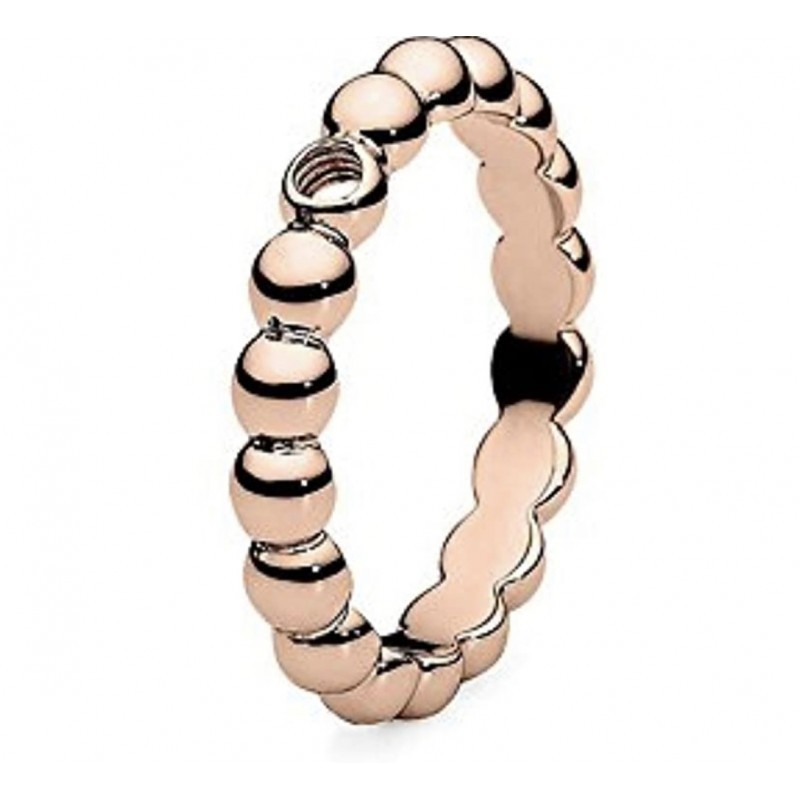 Anillo acero rosa Qudo Veroli para motivos intercambiables