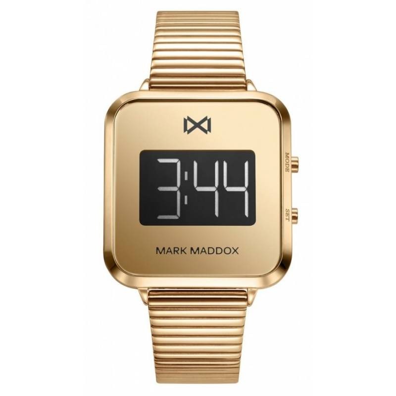 Reloj Mark Maddox Mujer Digital Dorado