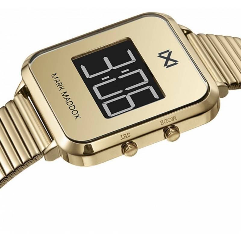 Reloj Mark Maddox Mujer Digital Dorado