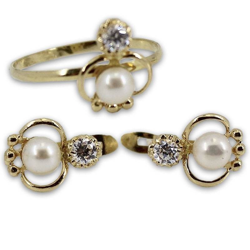 Juego Pendientes niña comunión