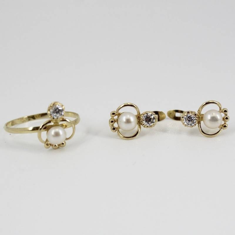 Juego Pendientes niña comunión