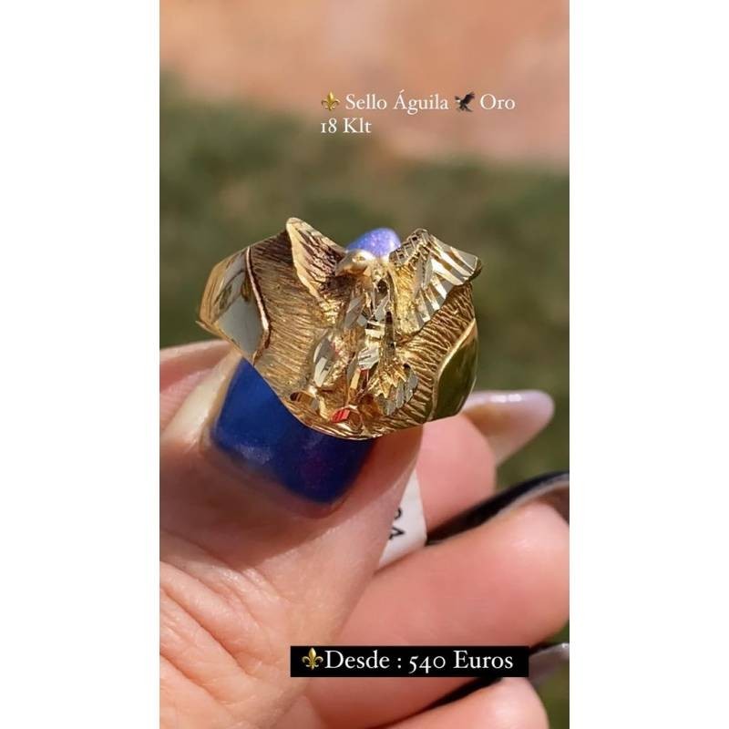 Anillo de oro 18 kilates