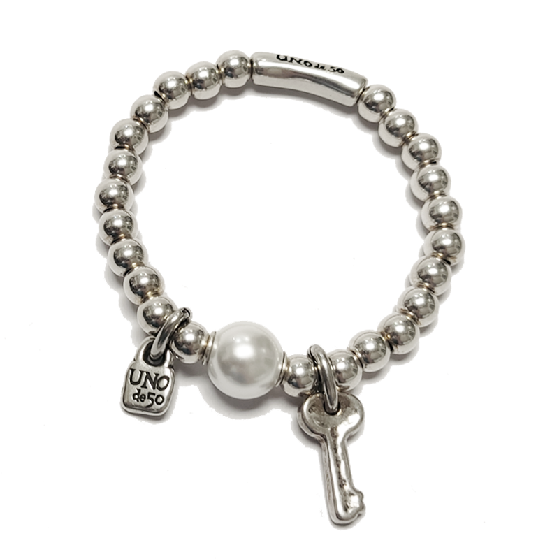 Pulsera "Uno de 50" mujer con colgante en forma de llave