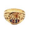 Sello de hombre escudo F.C. Barcelona oro de ley