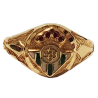 Anillo sello de Oro 18K escudo Real Betis Balompié