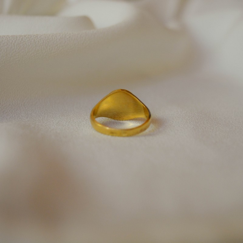 Anillo sello de Oro 18K escudo Real Betis Balompié