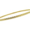 Pulsera Semanario de Aros en Oro 18K para Mujer – Modelo macizo labrado (7 Aros / 28,03g)