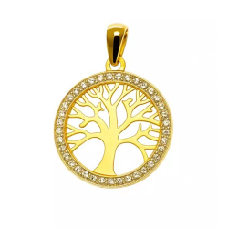 Colgante Oro 18K - Árbol de Luz