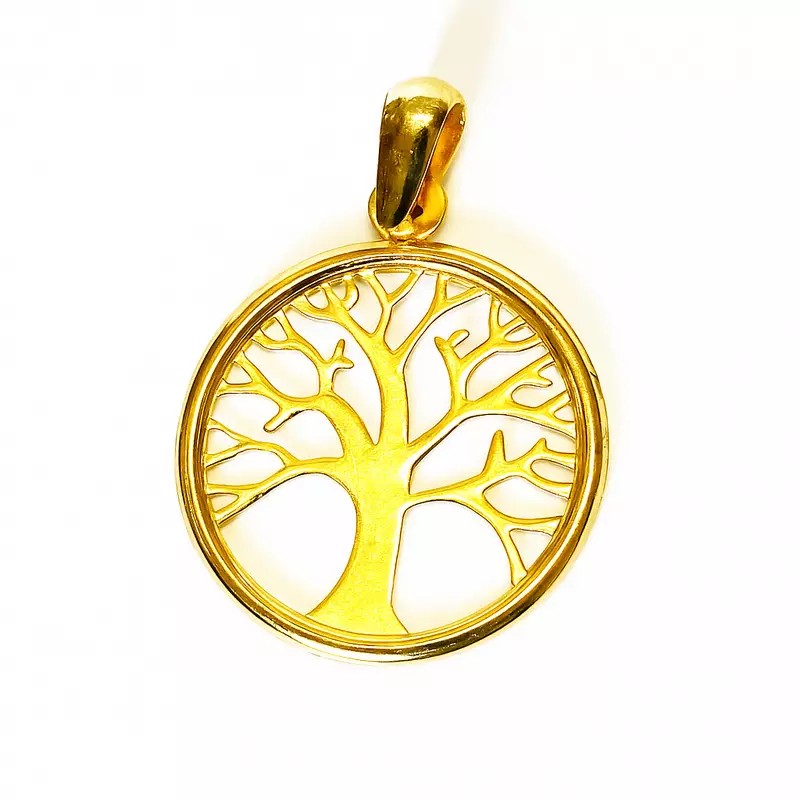 Colgante Arbol de Oro 18K