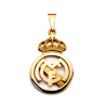 Colgante escudo calado Real Madrid Oro 18k