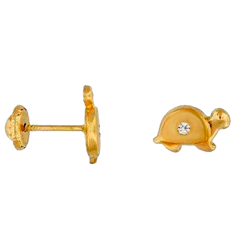Pendientes Tortuga de Oro 18K