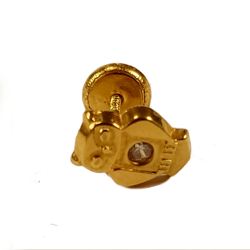 Pendientes de búho de Oro 18K