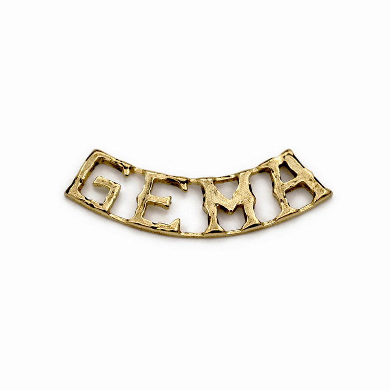 Colgante de Oro 18K personalizado "Gema"