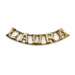 Colgante de Oro 18K personalizado "Laura"