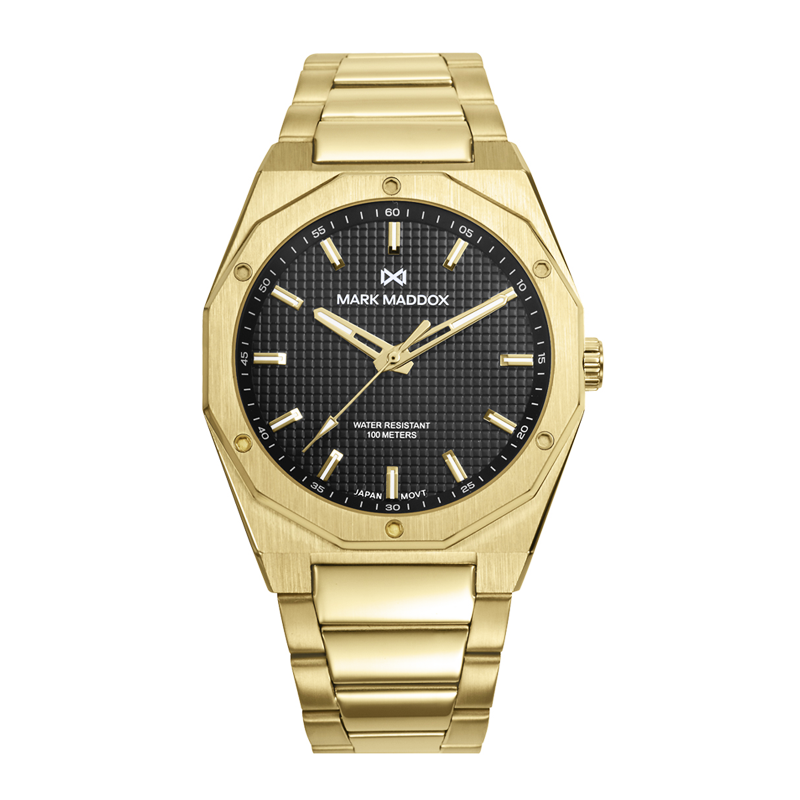 Reloj Mark Maddox Hombre - Acero dorado