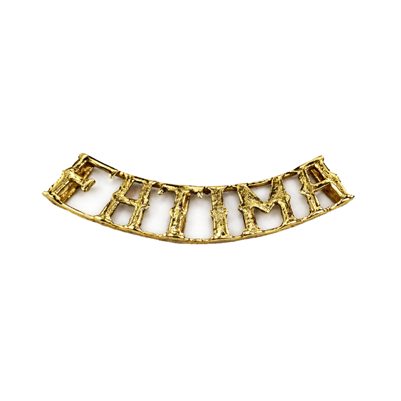 Colgante de Oro 18K personalizado "Fatima"