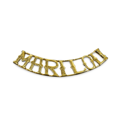 Colgante de Oro 18K personalizado "Mariloli"