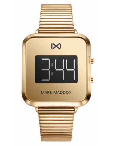 Reloj Mark Maddox Mujer Digital Dorado